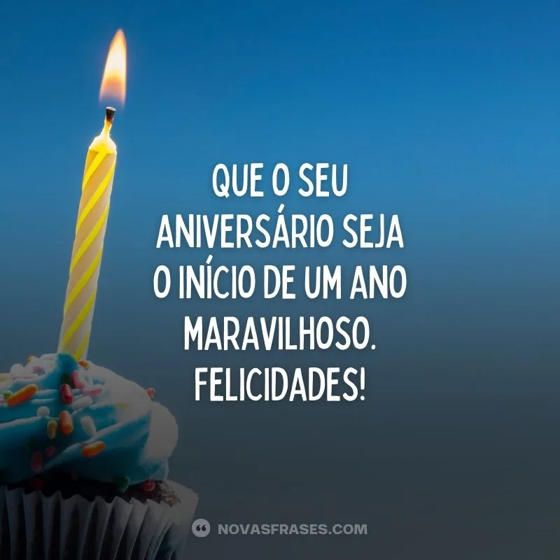 Aniversário, novo ano maravilhoso