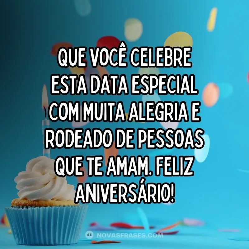 Celebre o seu aniversário