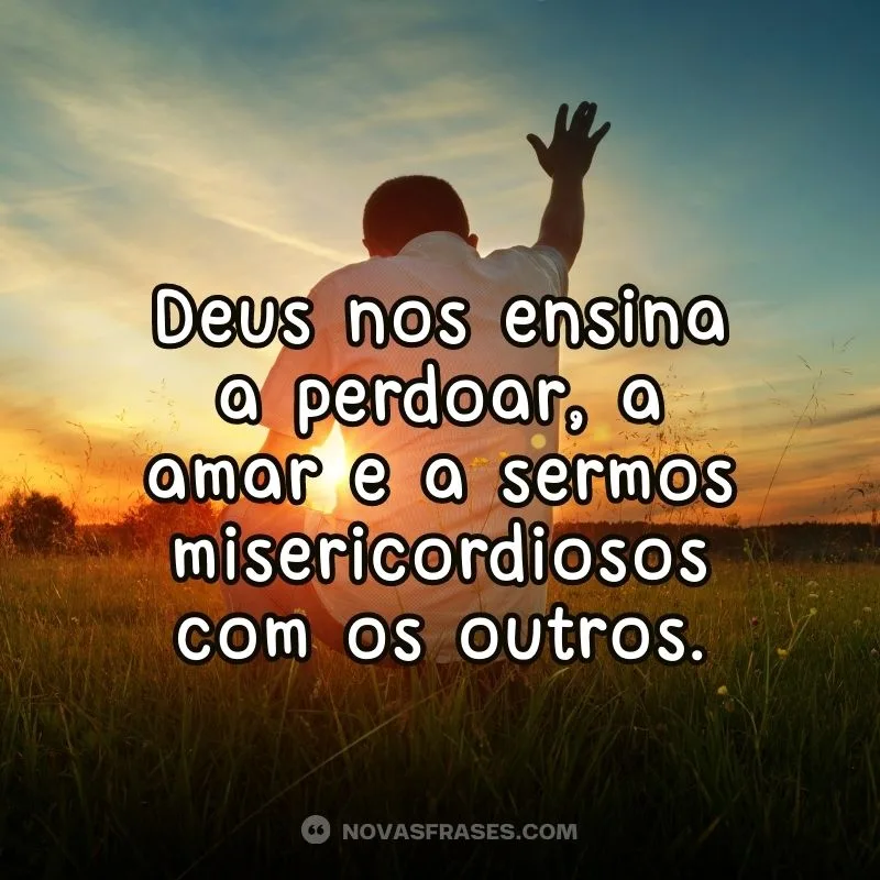 Deus nos ensina a perdoar