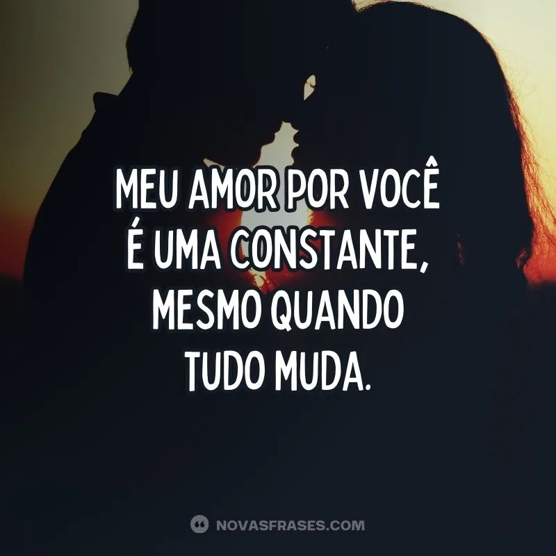 Meu amor por você é uma constante