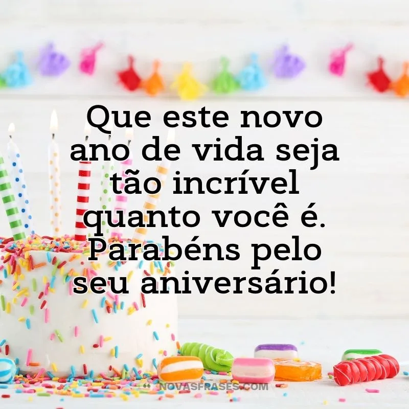 Feliz aniversário msg