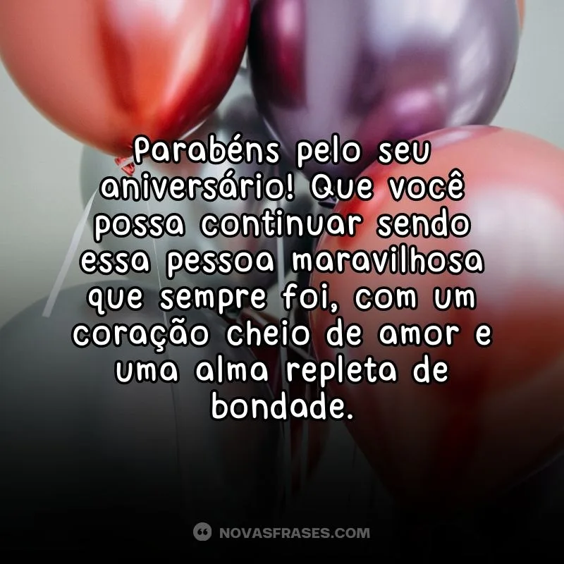 Mensagem feliz aniversário