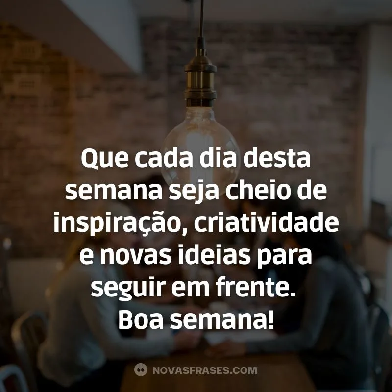 boa semana para todos