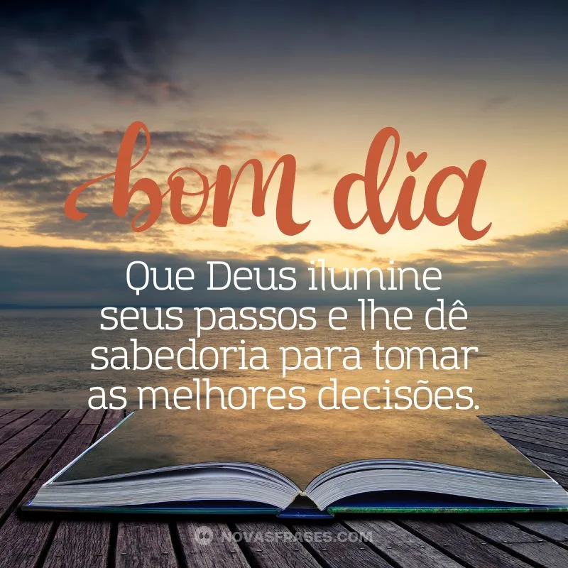 bom dia com deus iluminando seus passos