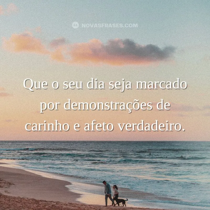 bom dia marcado por carinho