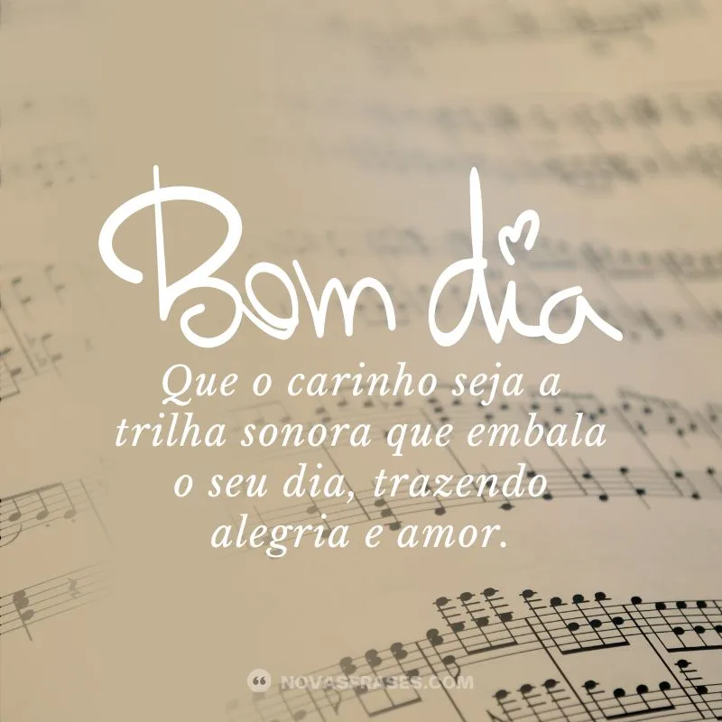 carinho na trilha sonora