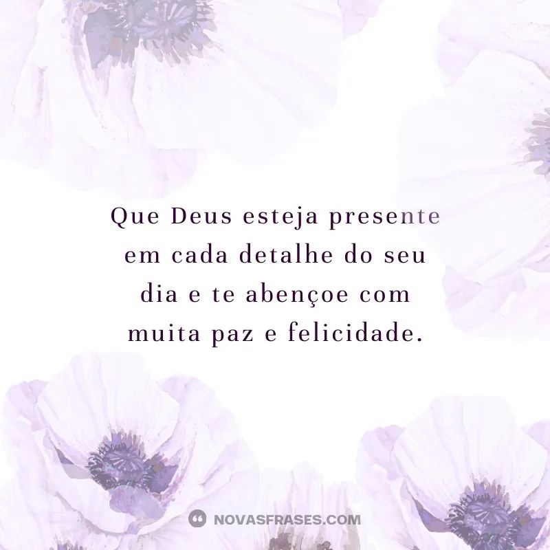 deus presente no seu bom dia