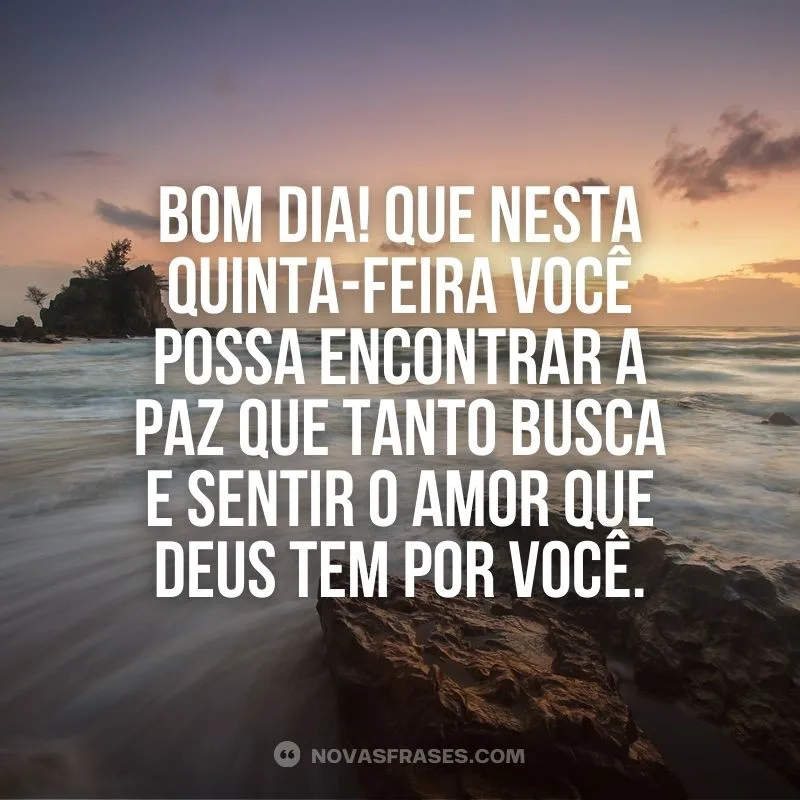 frase bom dia quinta