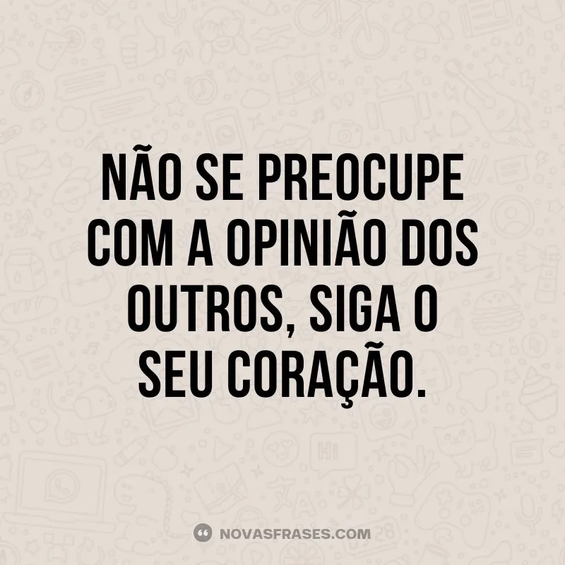 frase para recado do whatsapp