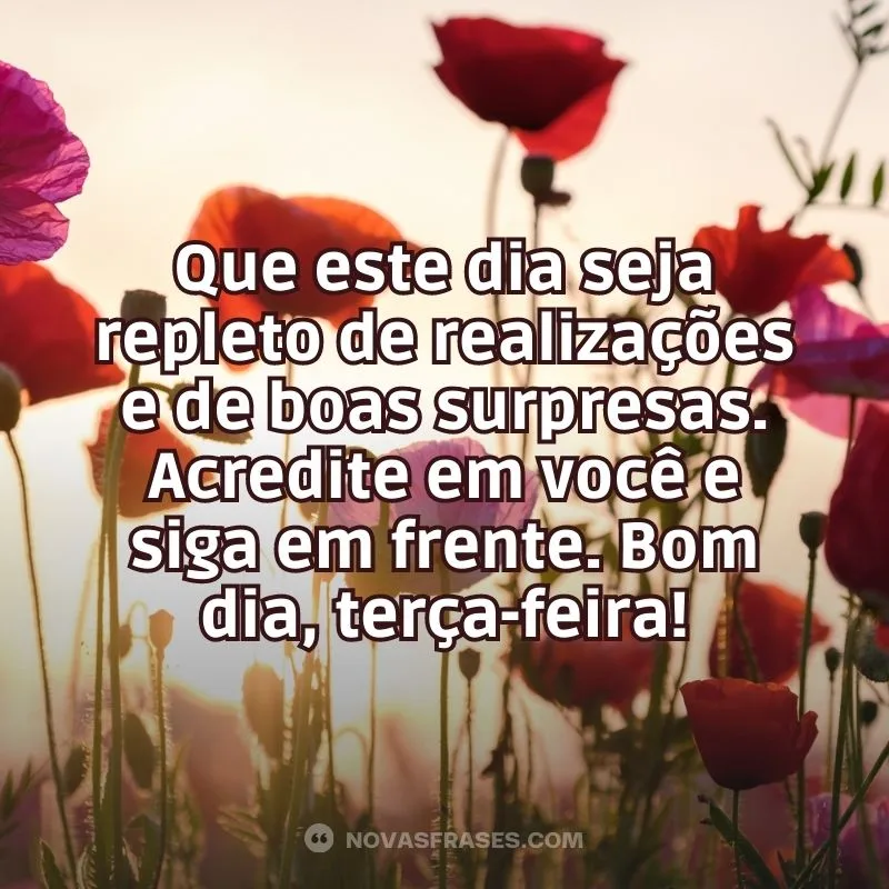frases bom dia terça feira