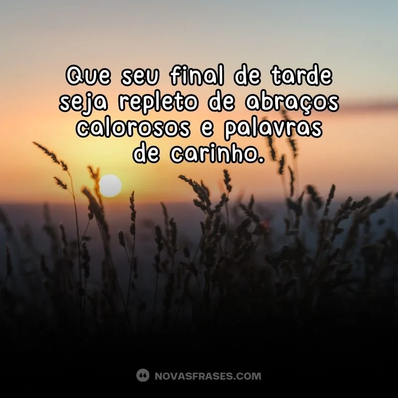 imagem de bom final de tarde