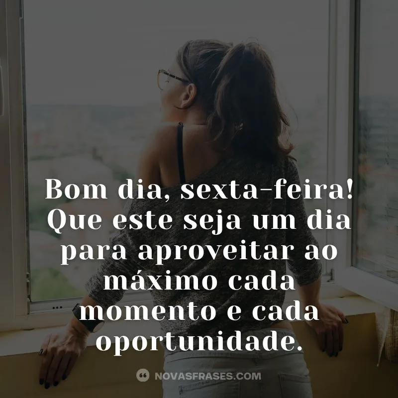 mensagem bom dia sexta
