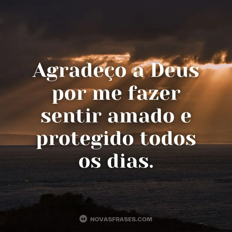 mensagem de agradecimento deus