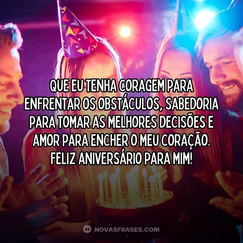 mensagem de aniversário pra mim