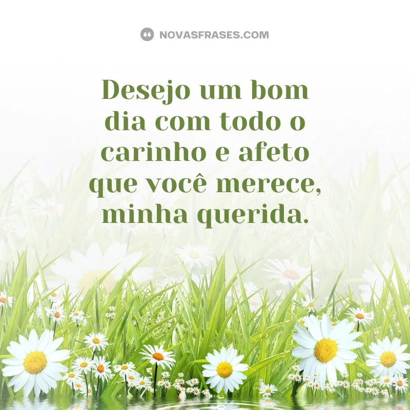 mensagem de bom dia carinhoso