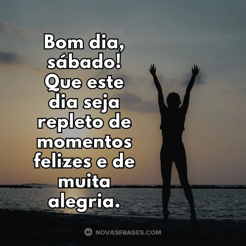 mensagem de bom dia sábado