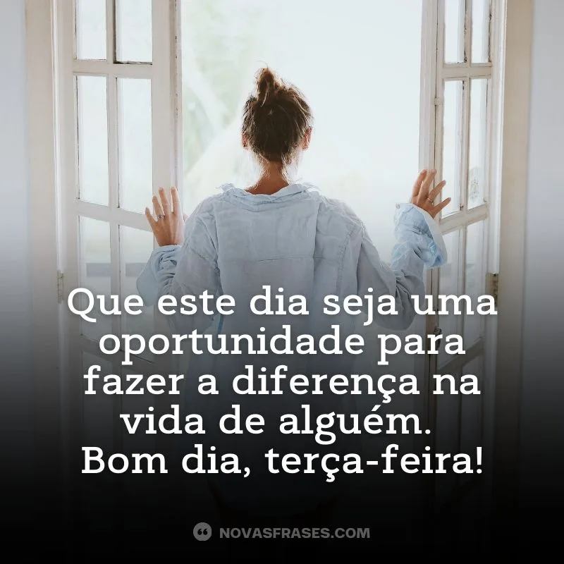 mensagem de bom dia terça