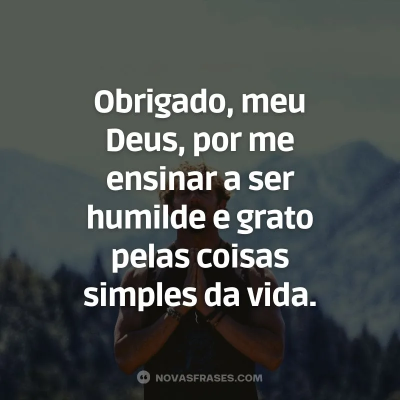 mensagem sobre agradecimetno a deus