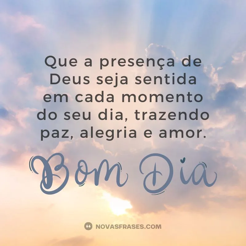 mensagens de bom dia com a paz de deus