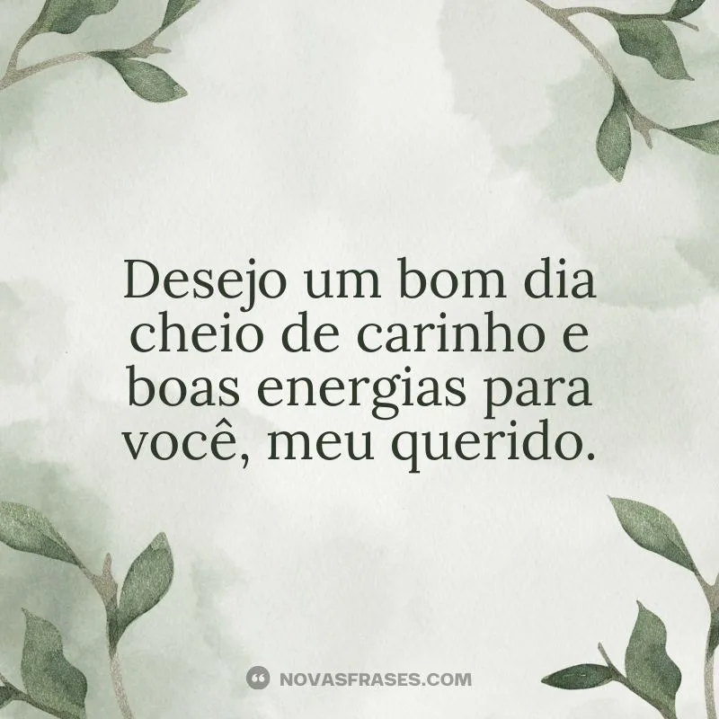 mensagens de bom dia com carinho