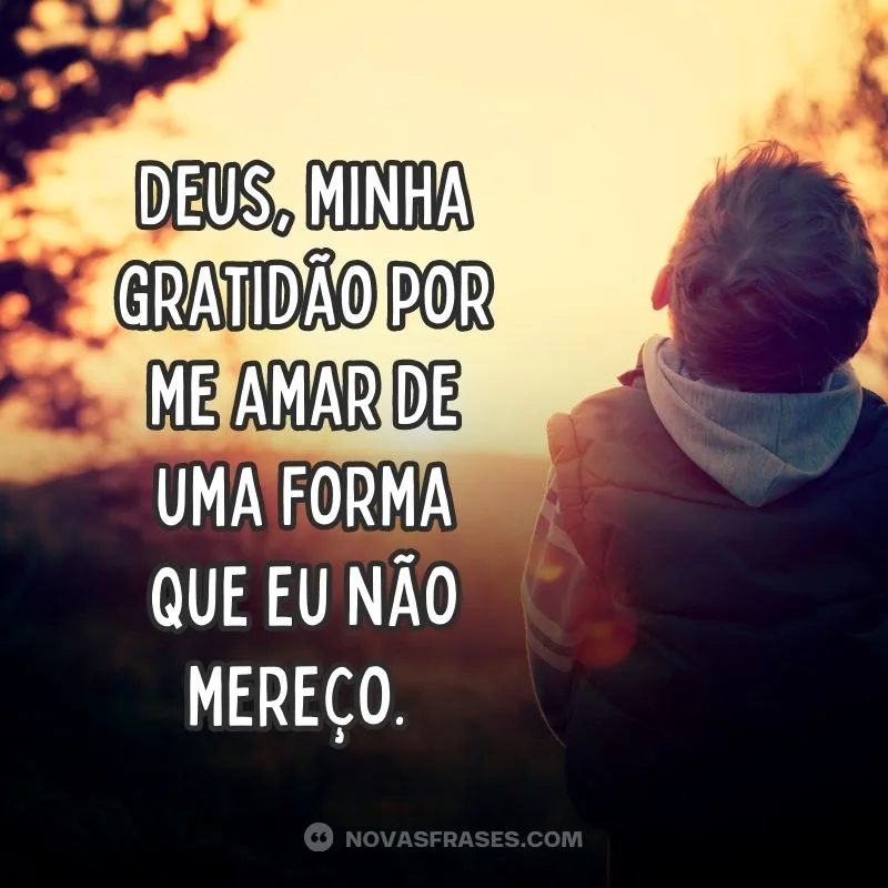 mensagens de gratidão a deus