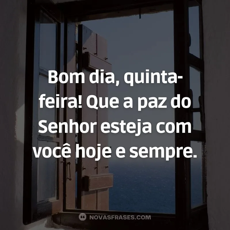 msg bom dia quinta
