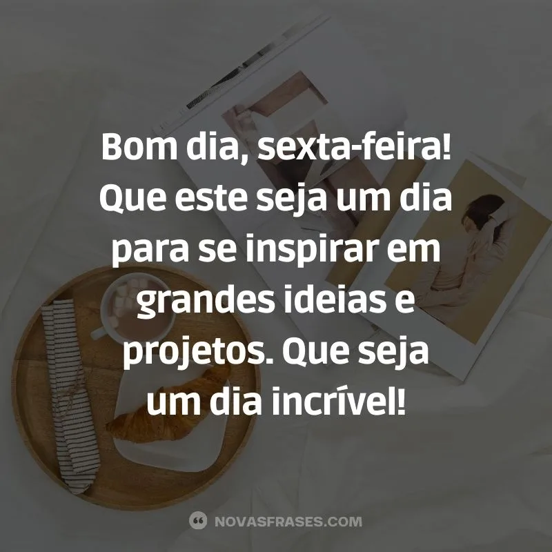 msg bom dia sexta feira