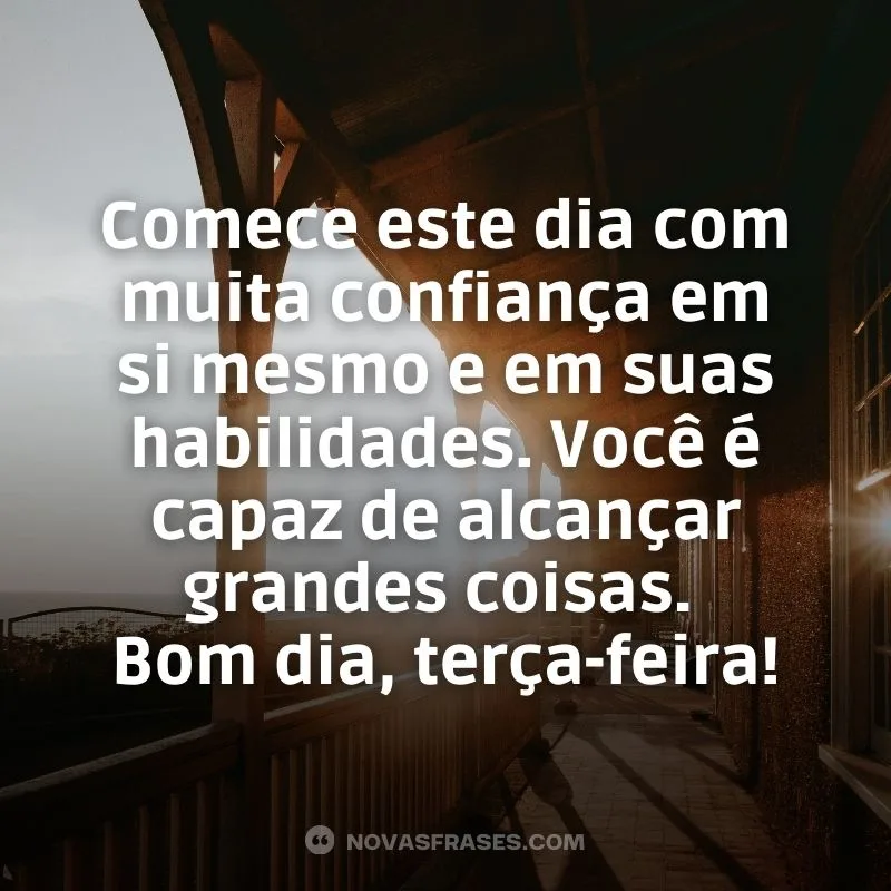 msg de bom dia terça