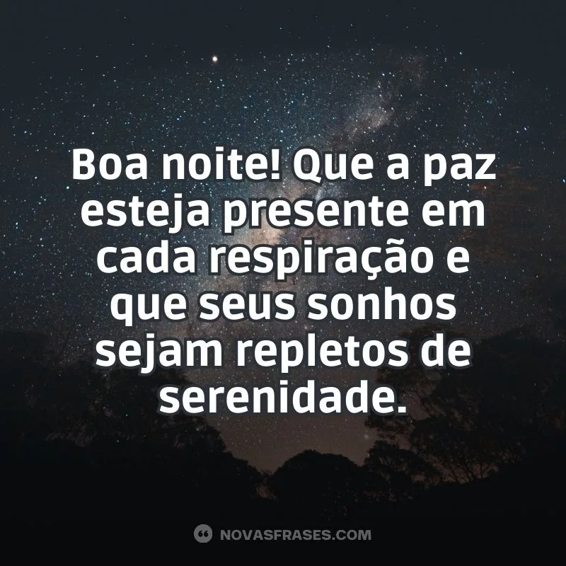 Boa noite e paz