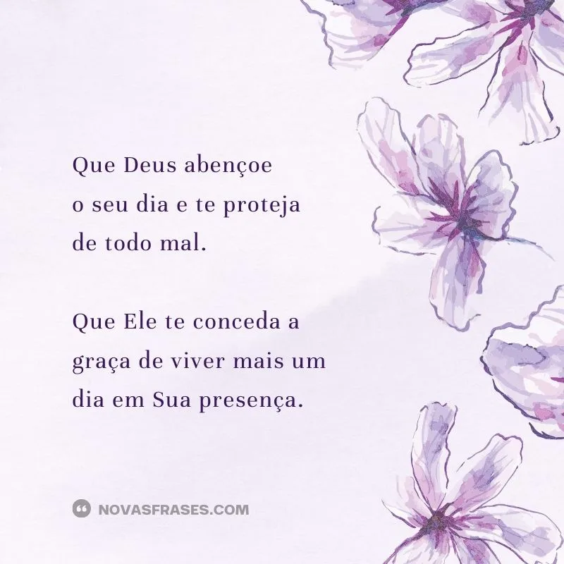 proteção de deus bom dia abençoado