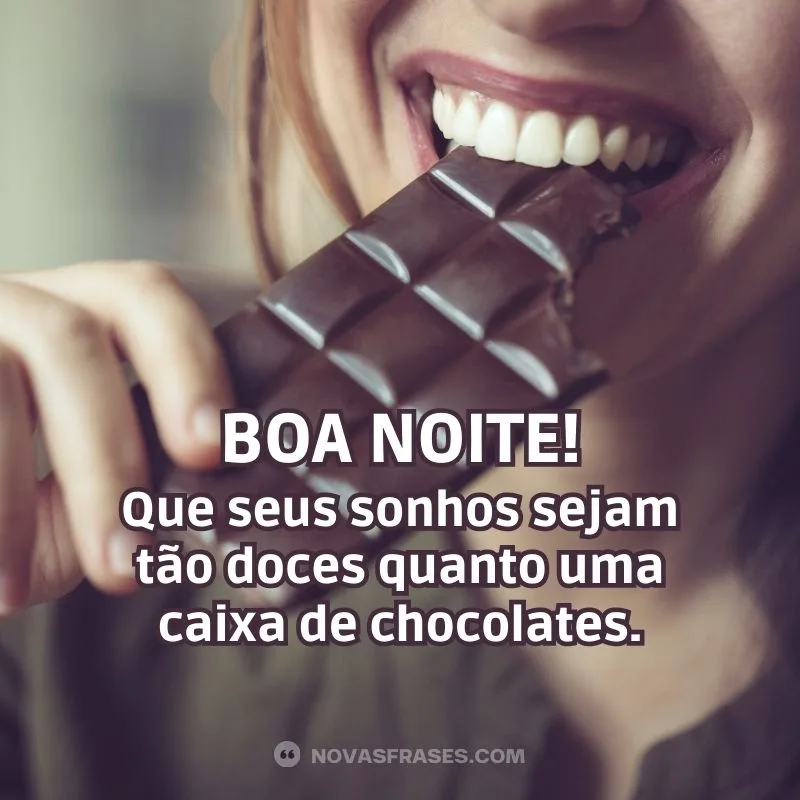 Sonhos doces como chocolate