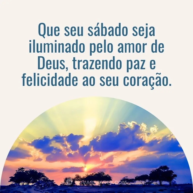 bom dia sábado iluminado