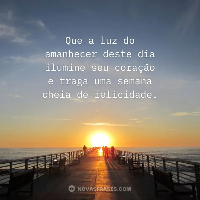 mensagens de bom dia segunda-feira e boa semana