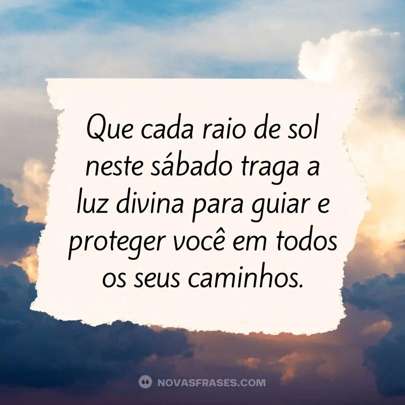 proteção divina neste sábado