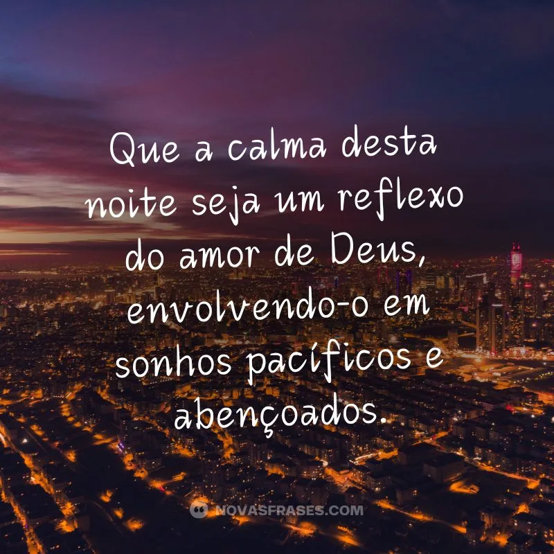 abençoada boa noite