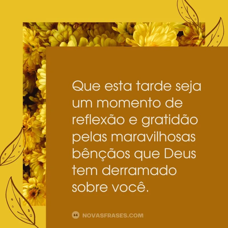 abençoada mensagem de boa tarde