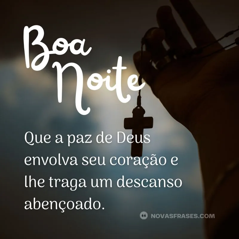 boa noite com carinho de deus