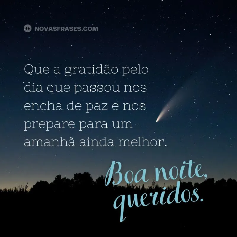 boa noite para queridos do whatsapp