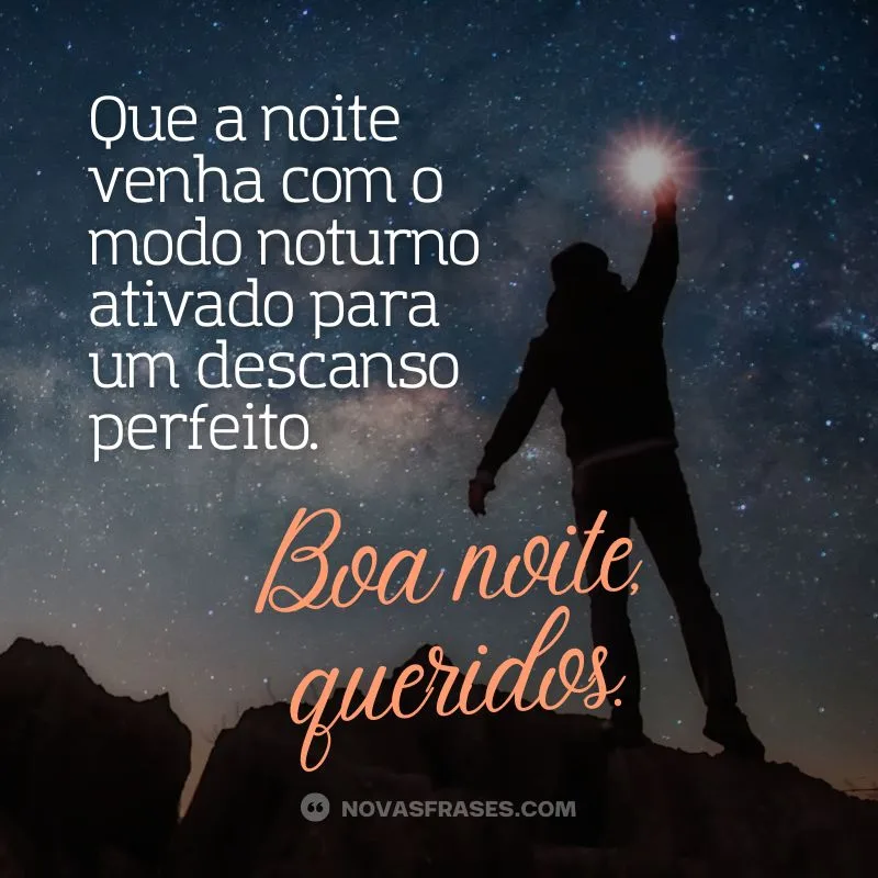 boa noite queridos do whatsapp