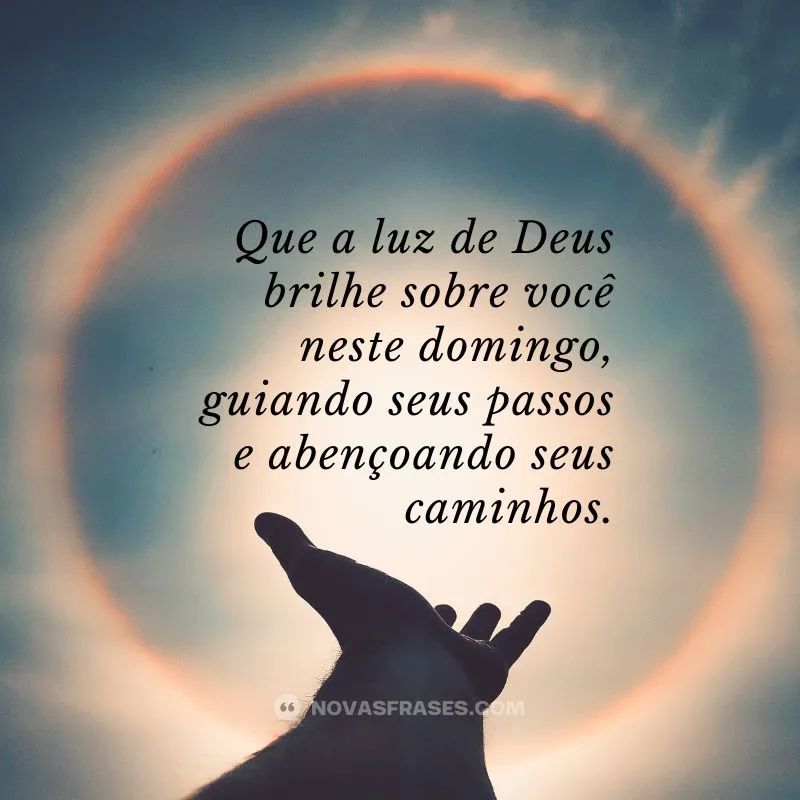 domingo abençoado bom dia