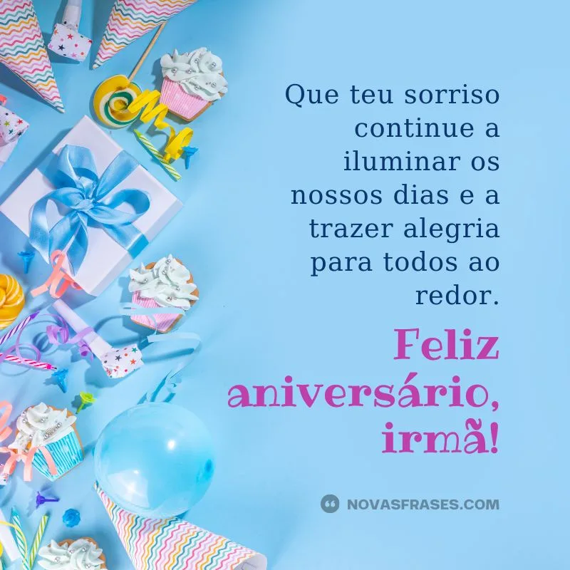 feliz aniversário irmã textos curtos