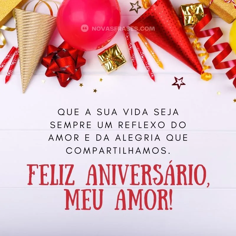 feliz aniversário meu amor que deus te abençoe