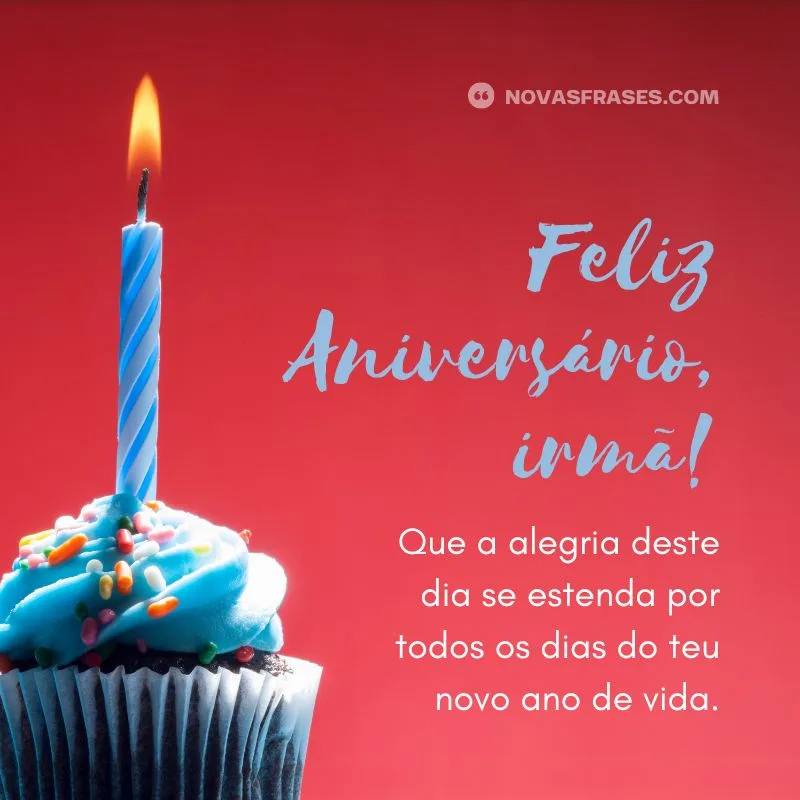 feliz aniversário minha irmã