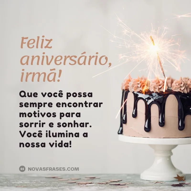 feliz aniversário para irmãs