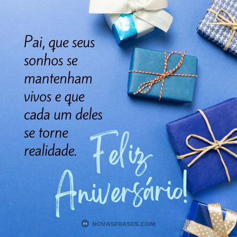 feliz aniversário para pai