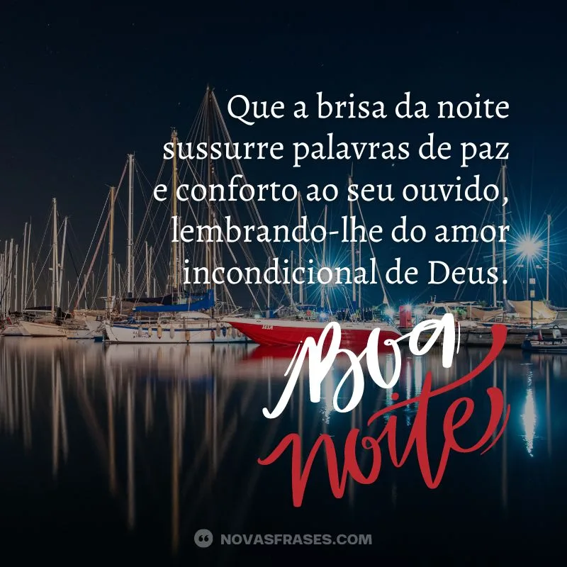 frase boa noite abençoada