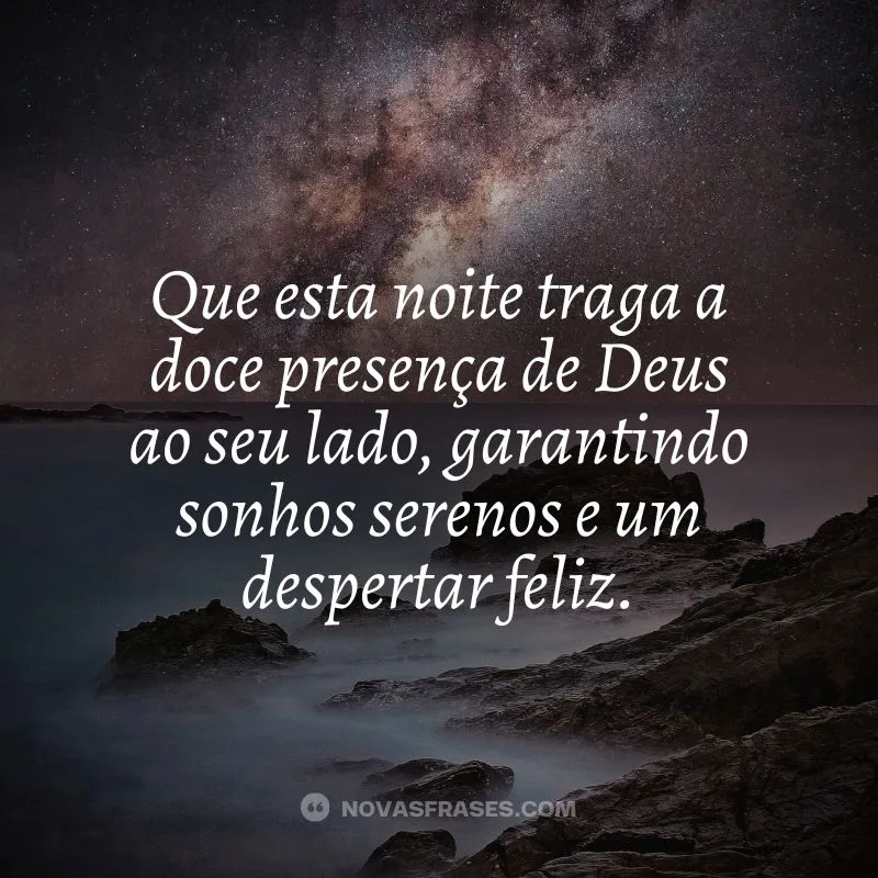 frases de boa noite abençoada