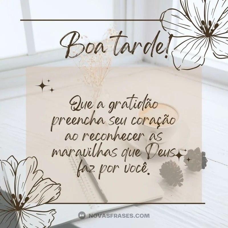 frases de boa tarde com deus