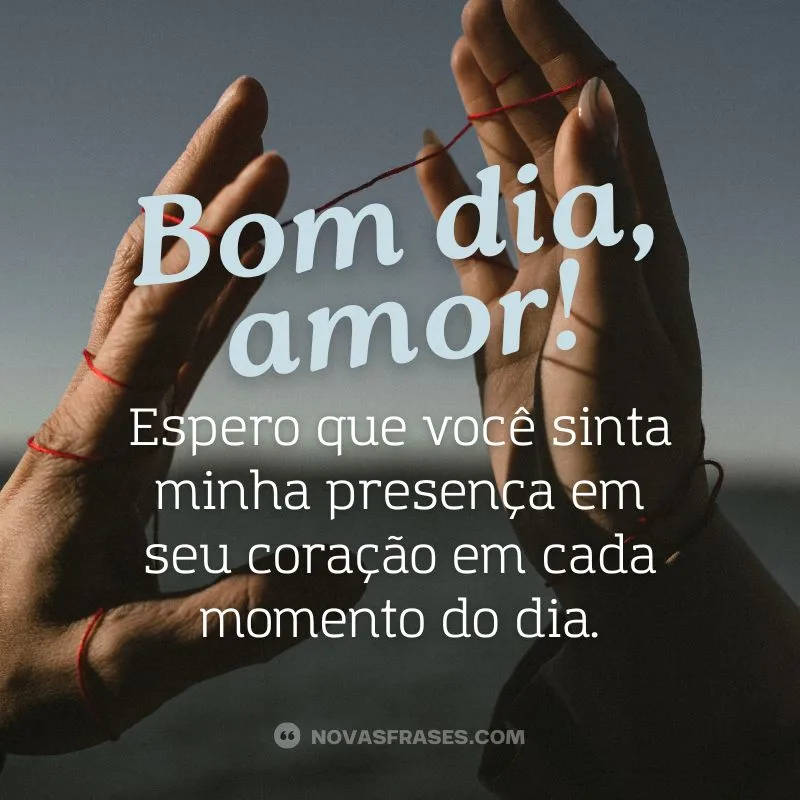 frases de bom dia amor