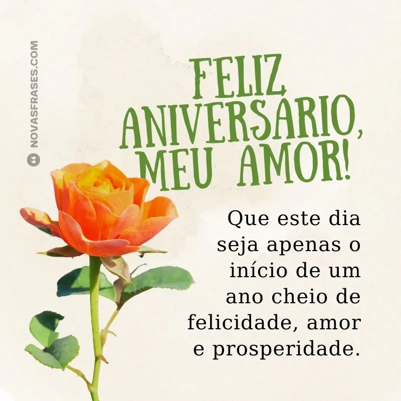 frases de feliz aniversário meu amor